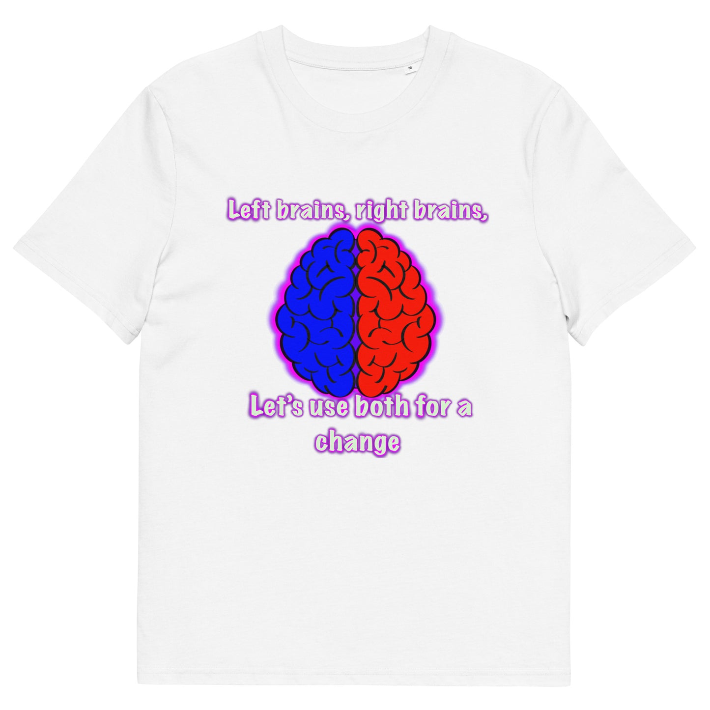 Let's use both Unisex organic cotton t-shirt