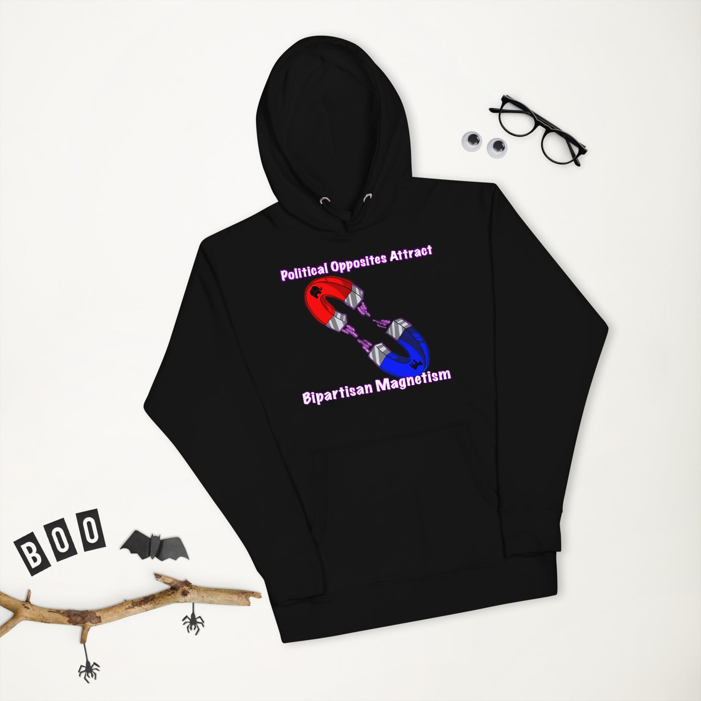 Bipartisan Magnetism Unisex Hoodie