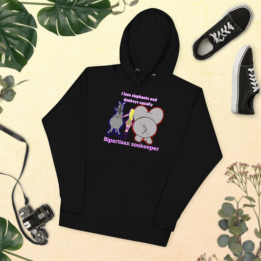 Bipartisan Zookeeper Unisex Hoodie