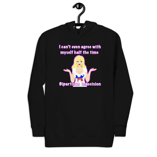Bipartisan indecision Unisex Hoodie