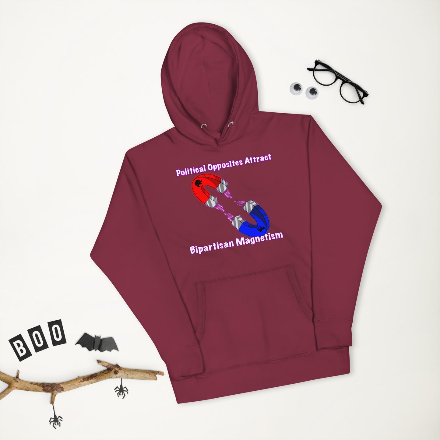 Bipartisan Magnetism Unisex Hoodie