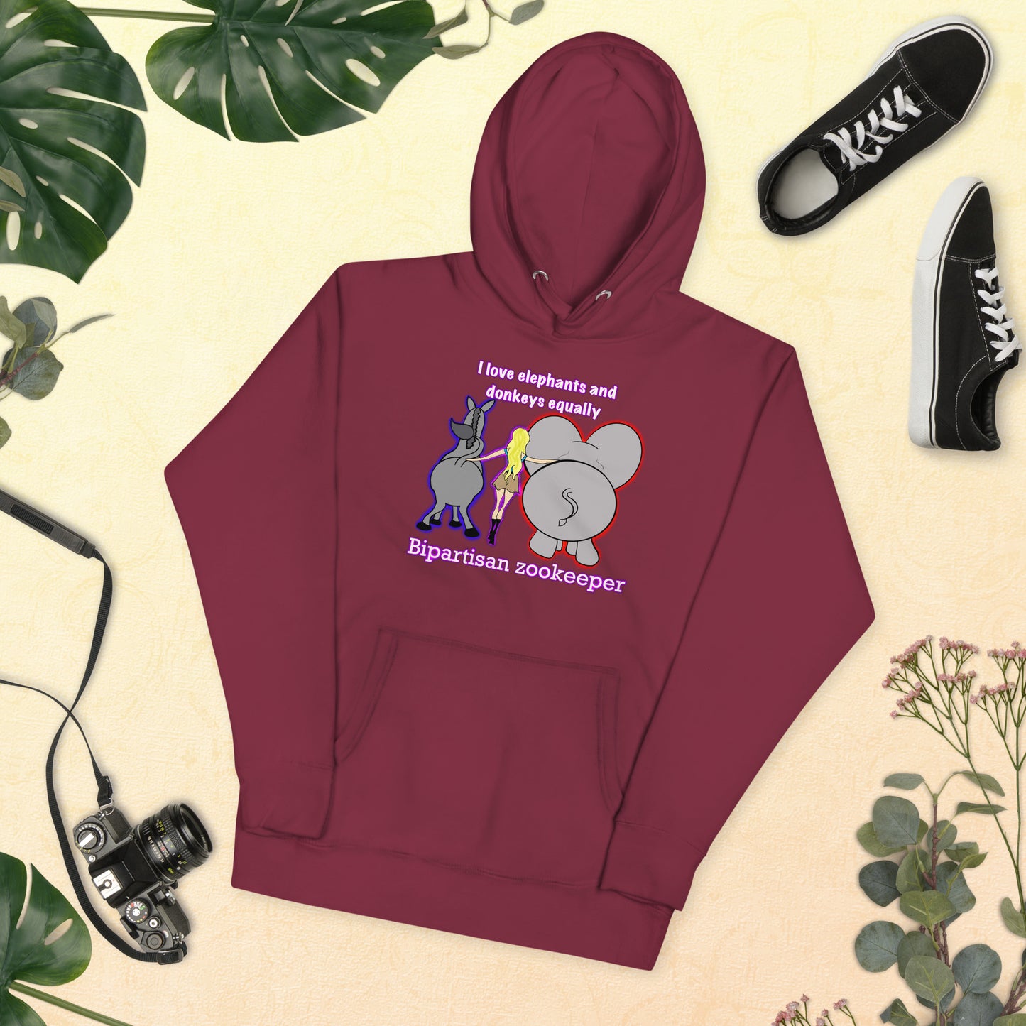 Bipartisan Zookeeper Unisex Hoodie