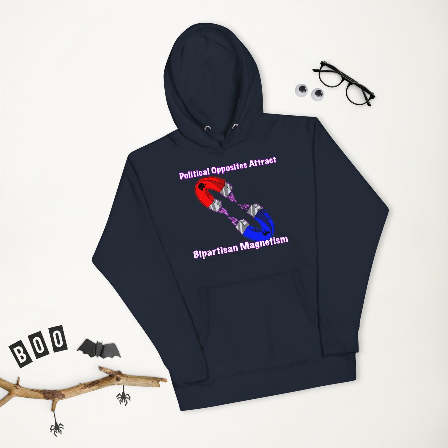 Bipartisan Magnetism Unisex Hoodie
