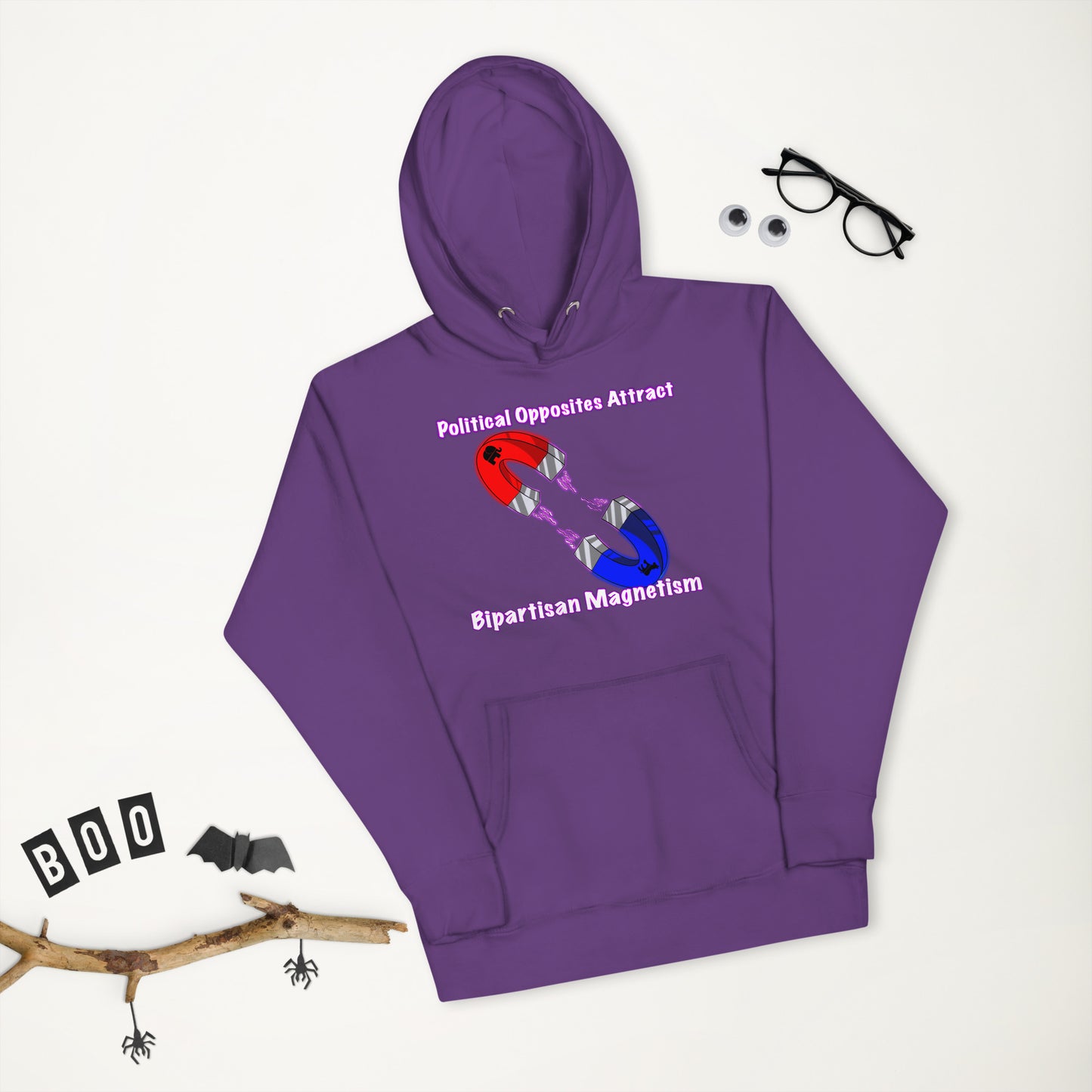 Bipartisan Magnetism Unisex Hoodie