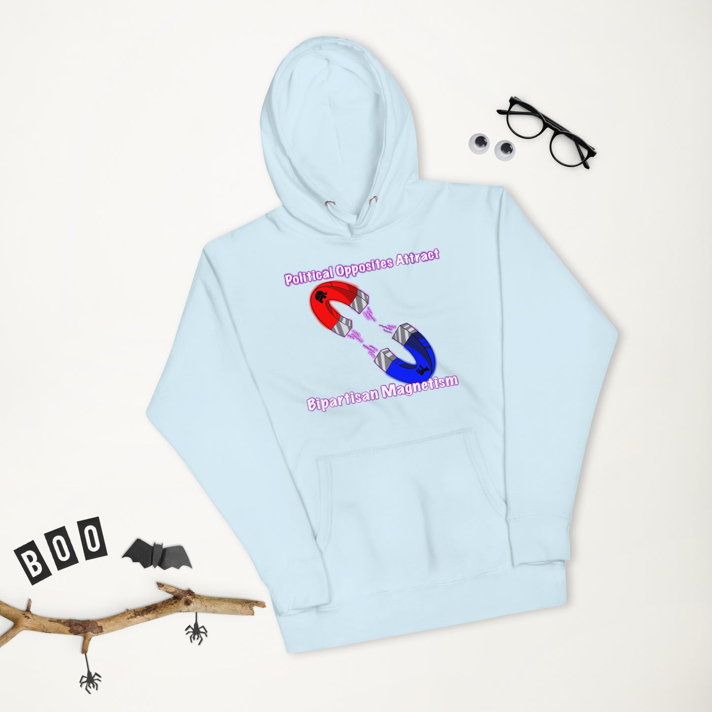 Bipartisan Magnetism Unisex Hoodie
