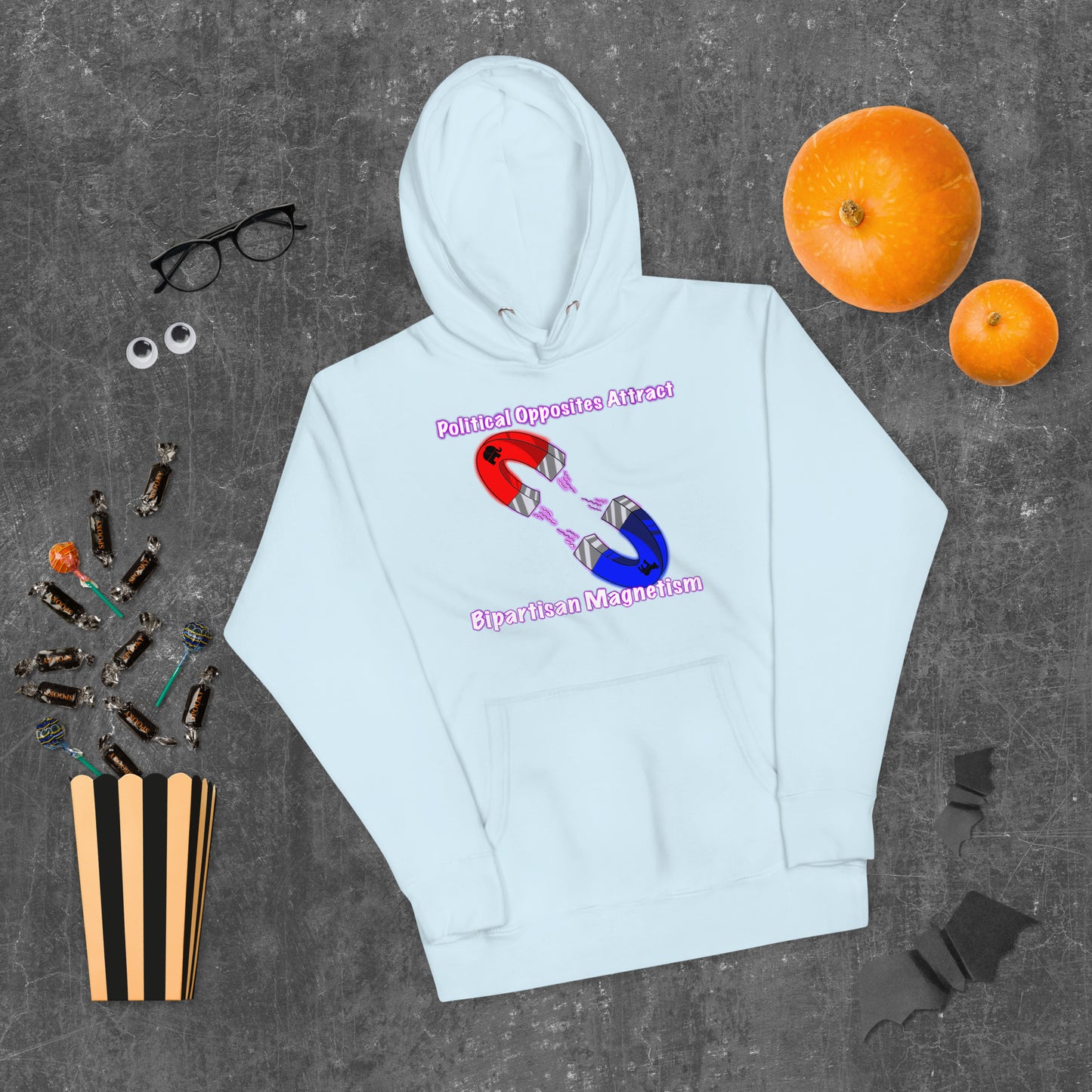 Bipartisan Magnetism Unisex Hoodie