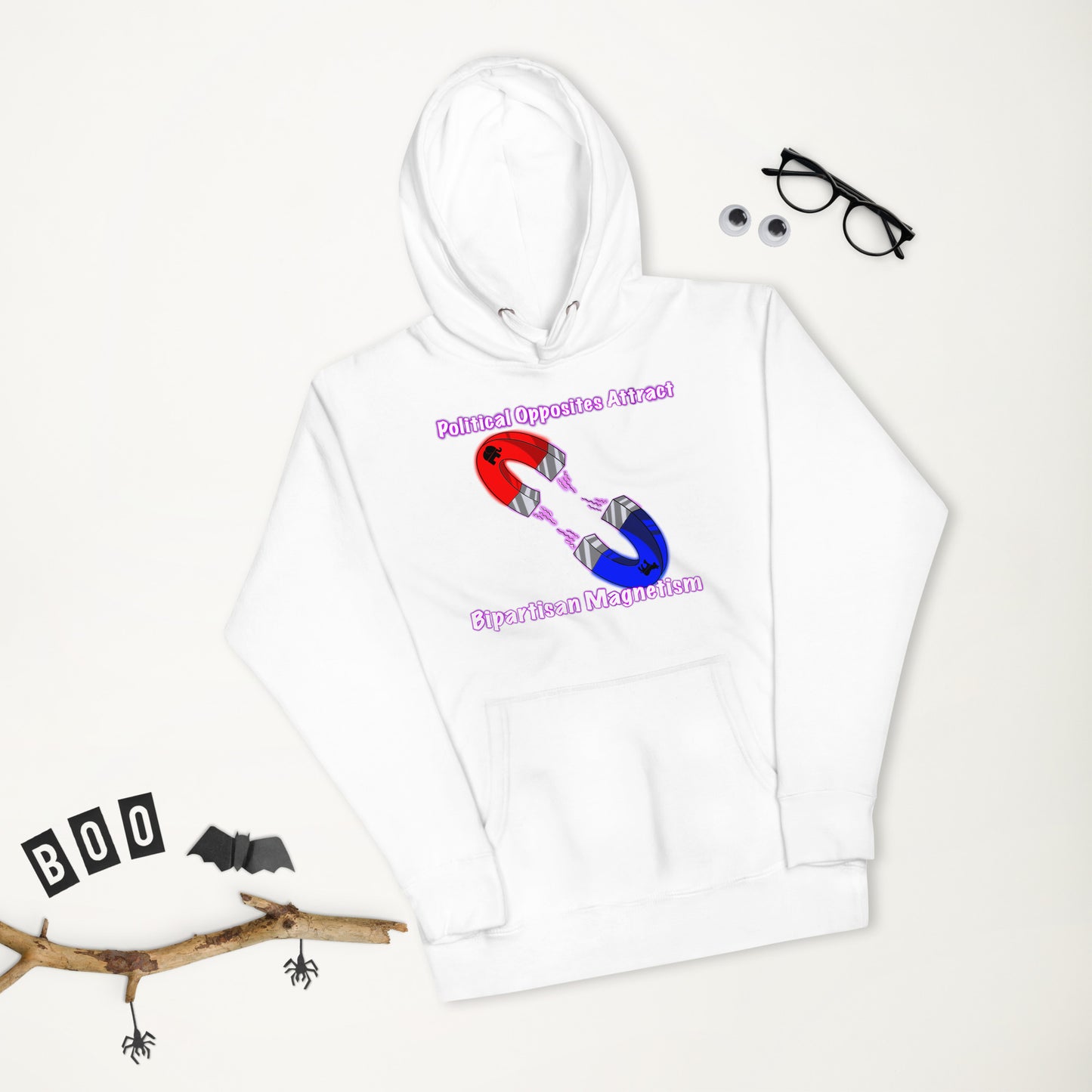 Bipartisan Magnetism Unisex Hoodie