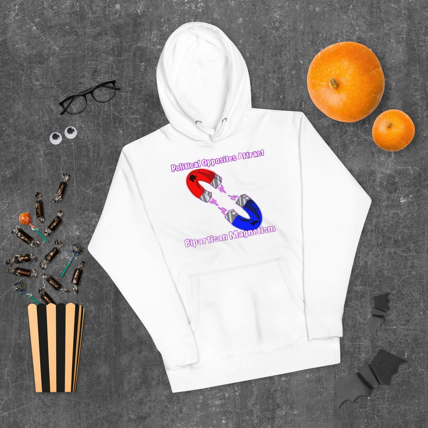 Bipartisan Magnetism Unisex Hoodie