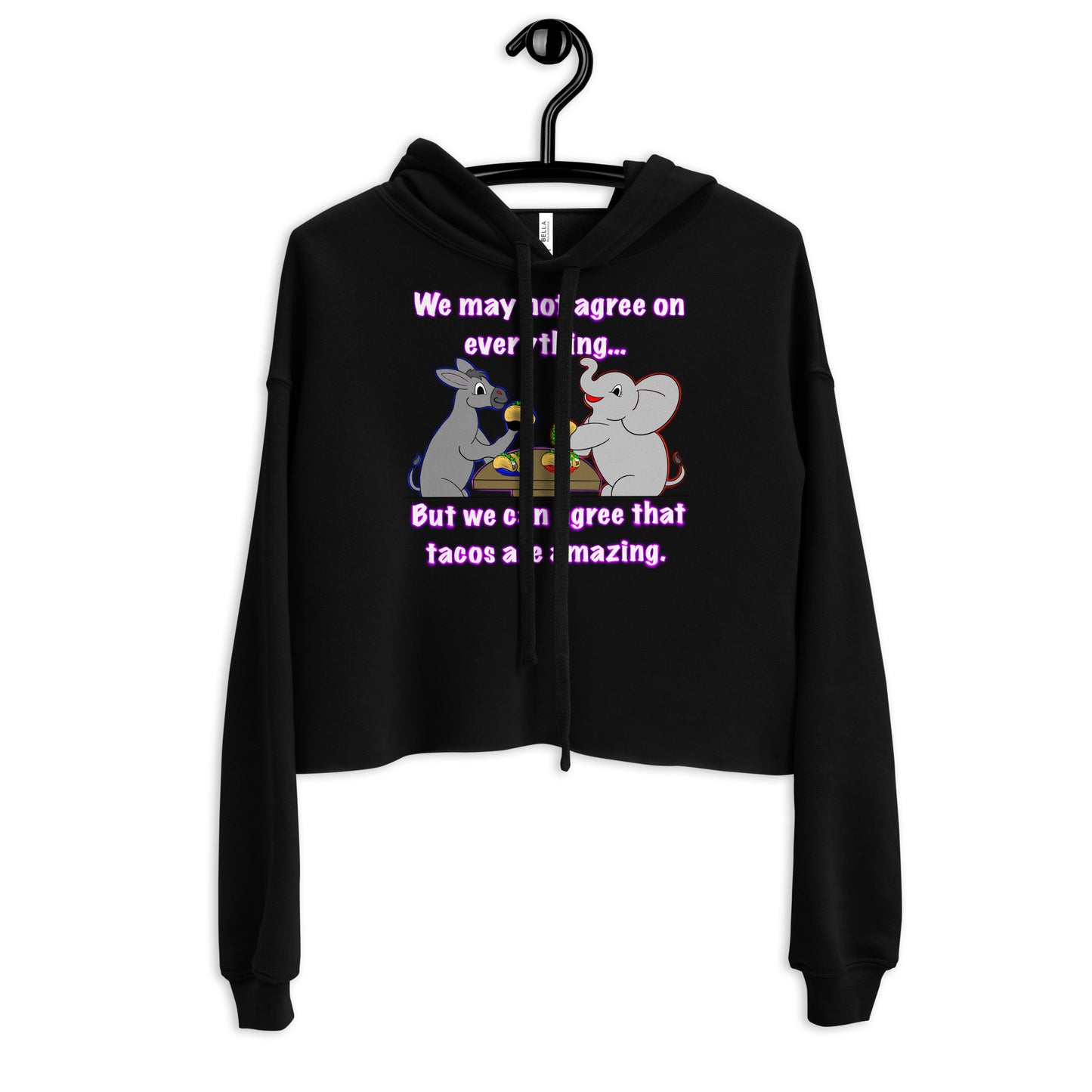Tacos Crop Hoodie