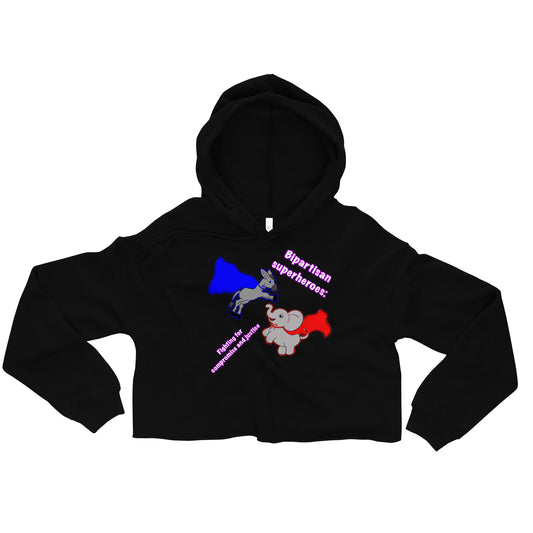 Superhero Crop Hoodie