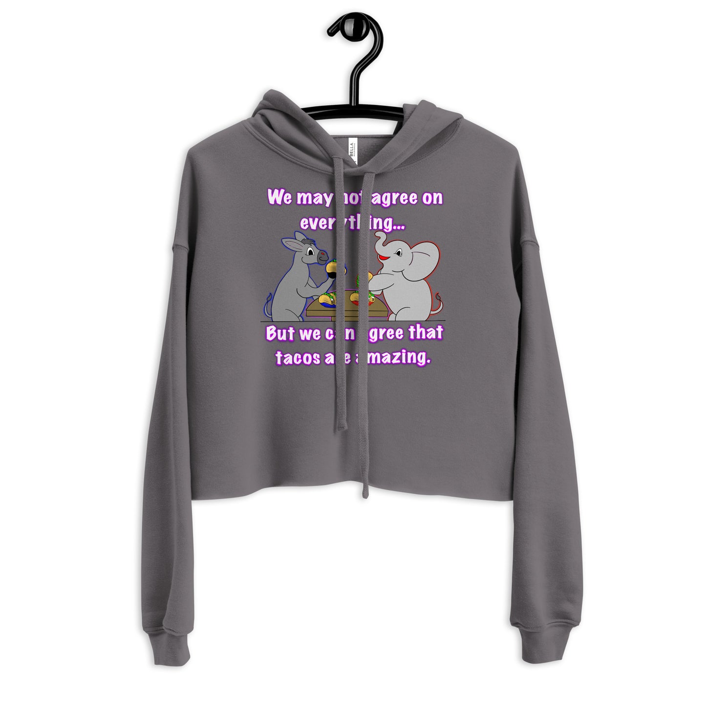 Tacos Crop Hoodie