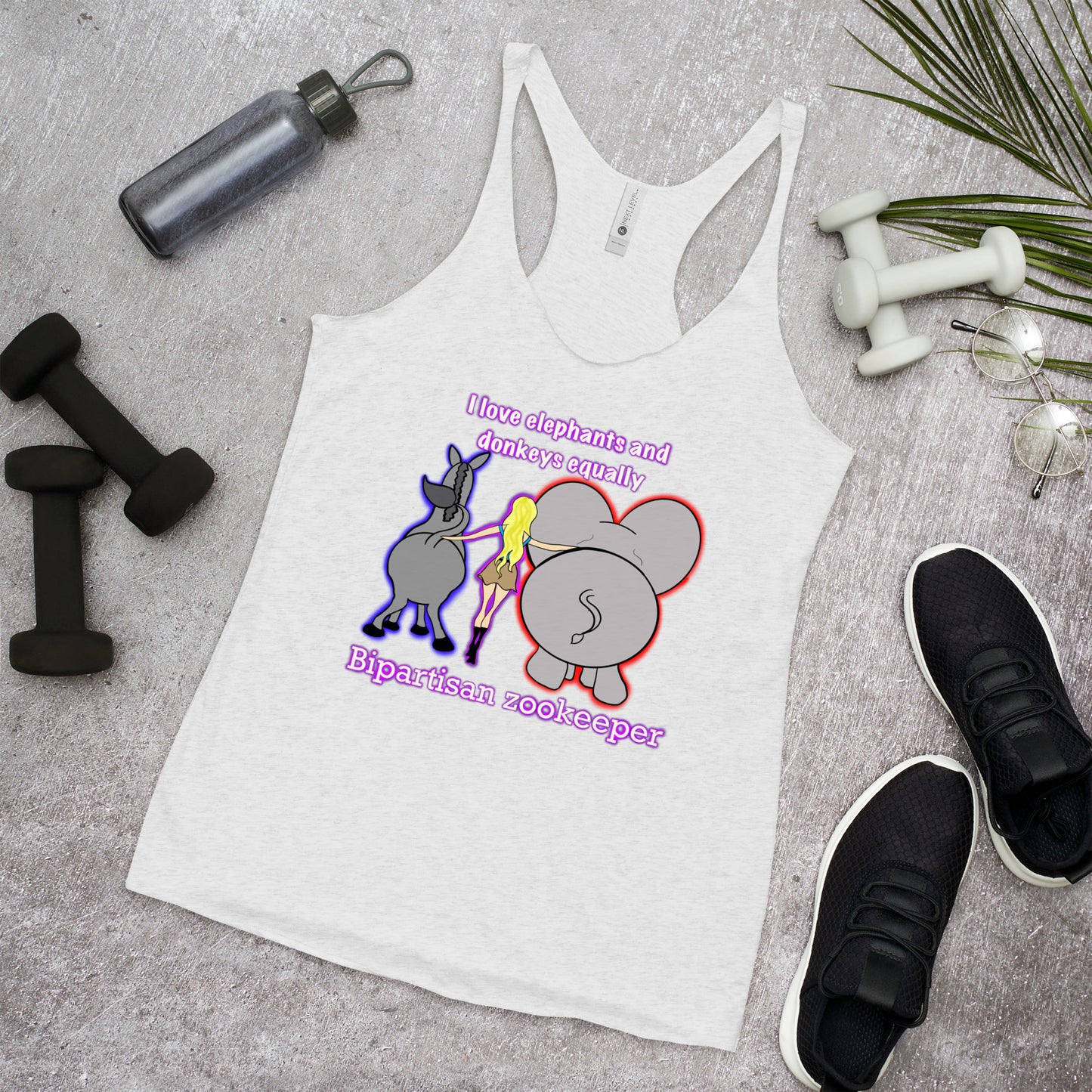 Bipartisan Zookeeper Women's Racerback Tank