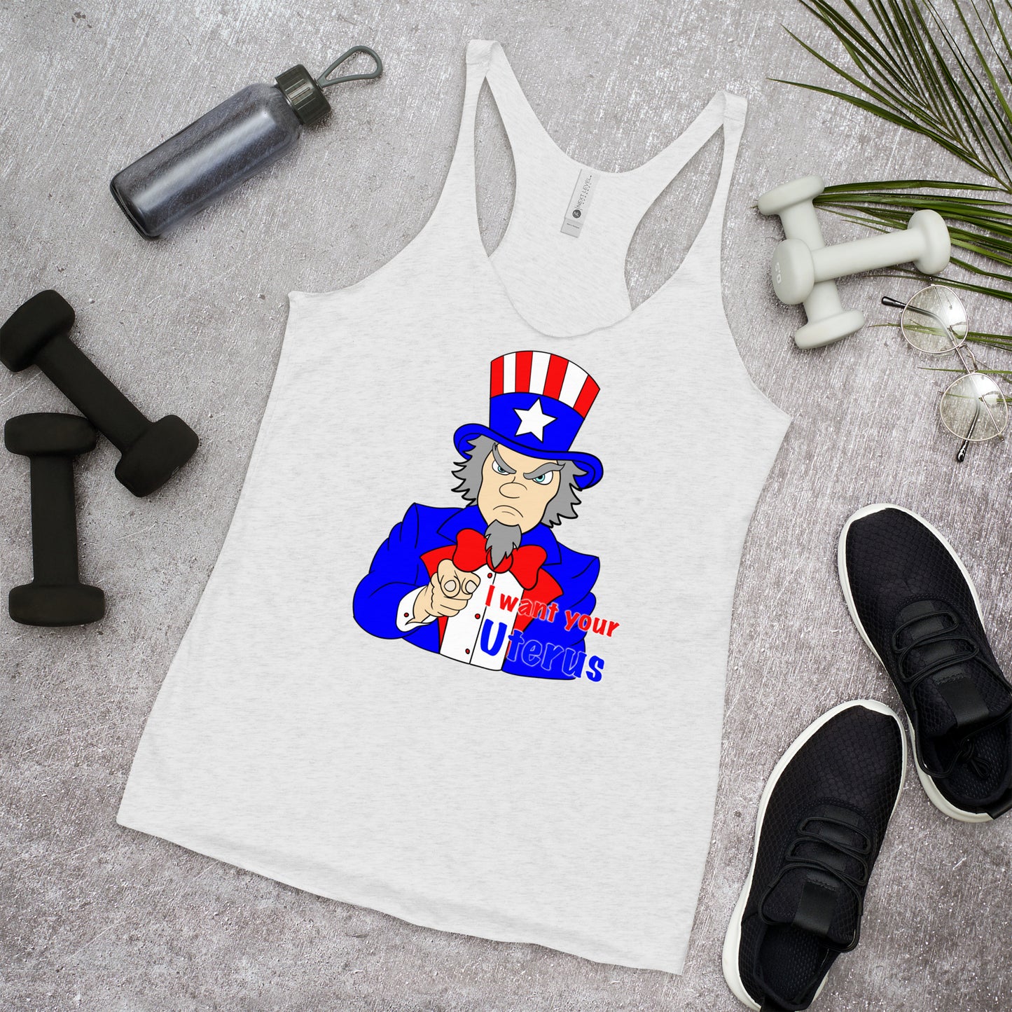 Honest Uncle Sam Women's Racerback Tank