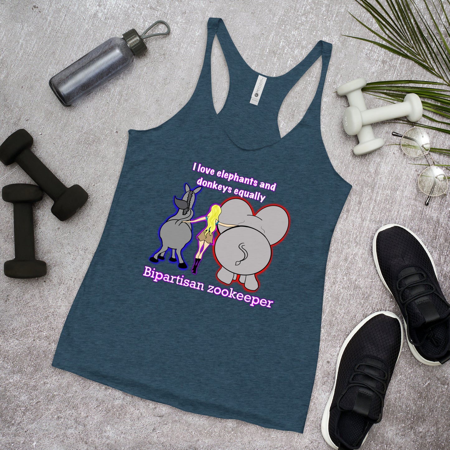 Bipartisan Zookeeper Women's Racerback Tank