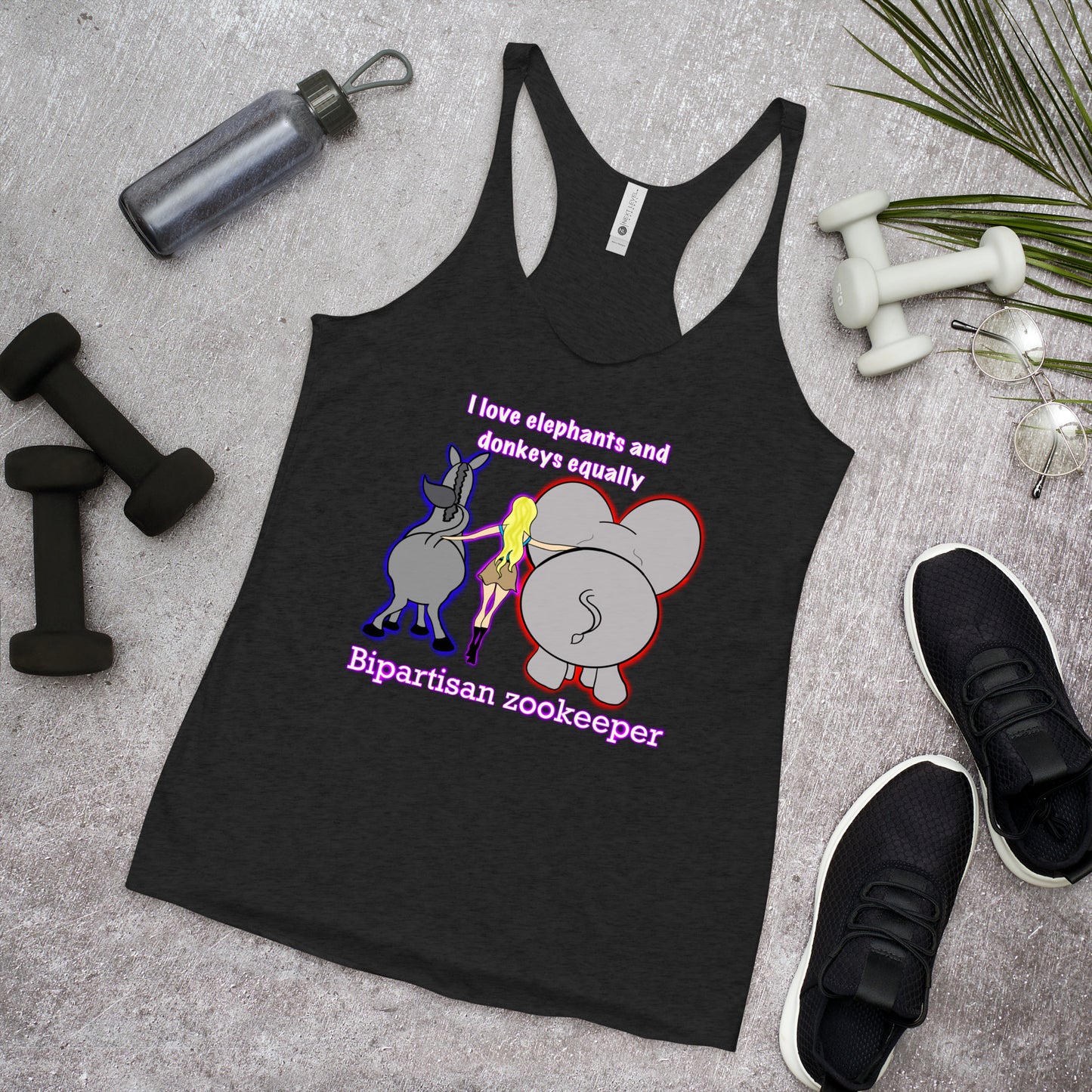 Bipartisan Zookeeper Women's Racerback Tank