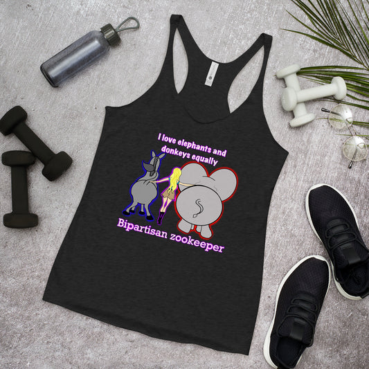 Bipartisan Zookeeper Women's Racerback Tank