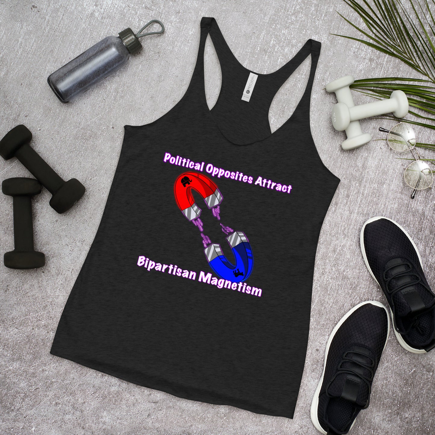 Bipartisan Magnetism Women's Racerback Tank