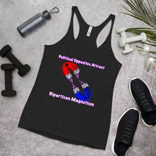 Bipartisan Magnetism Women's Racerback Tank