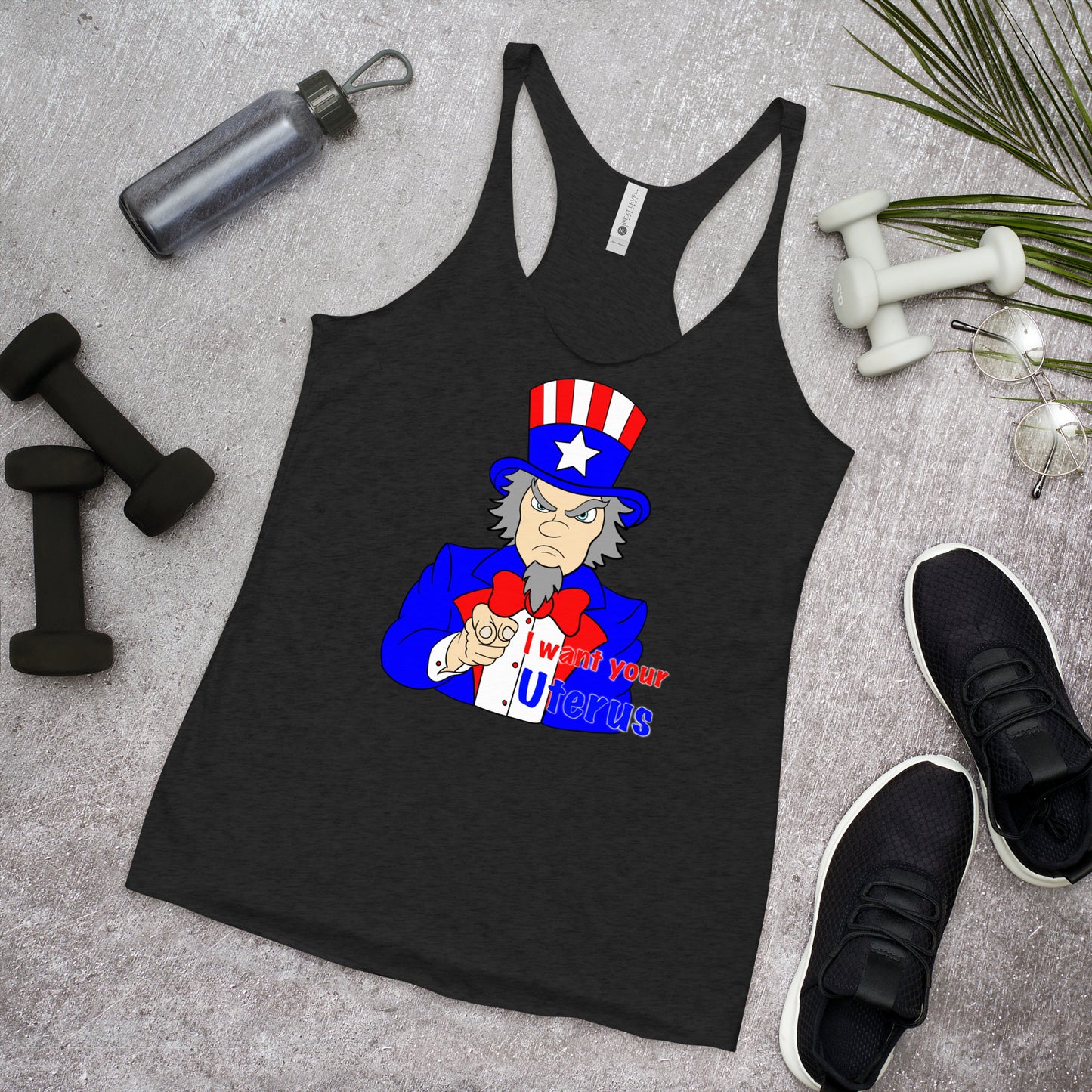 Honest Uncle Sam Women's Racerback Tank