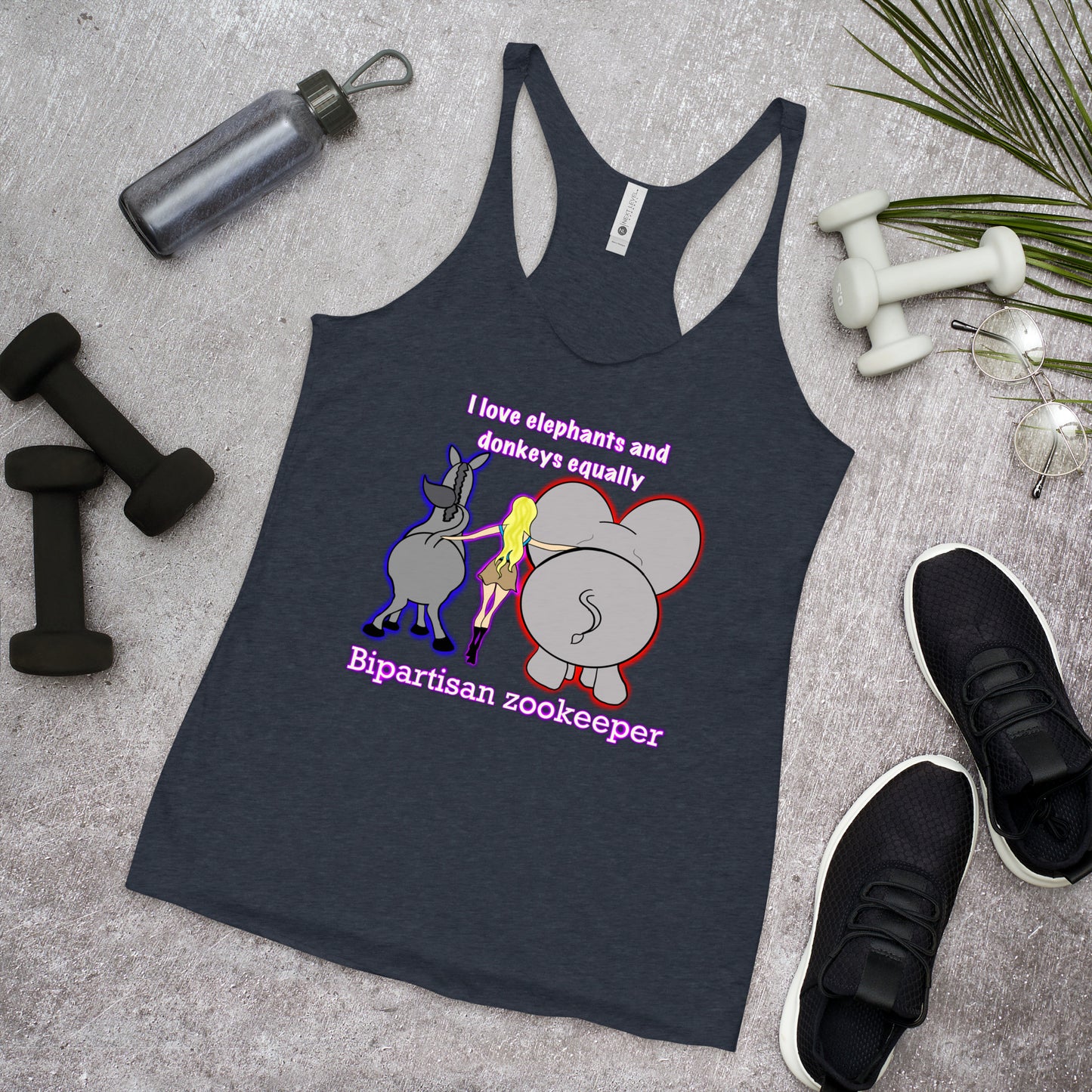 Bipartisan Zookeeper Women's Racerback Tank