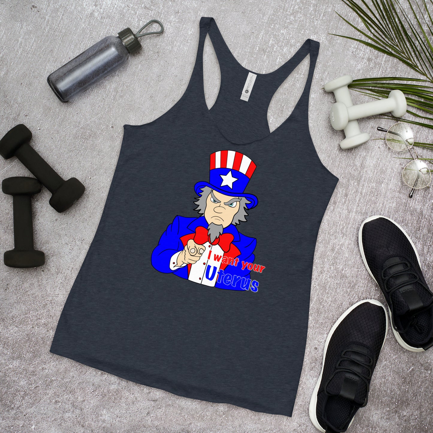 Honest Uncle Sam Women's Racerback Tank