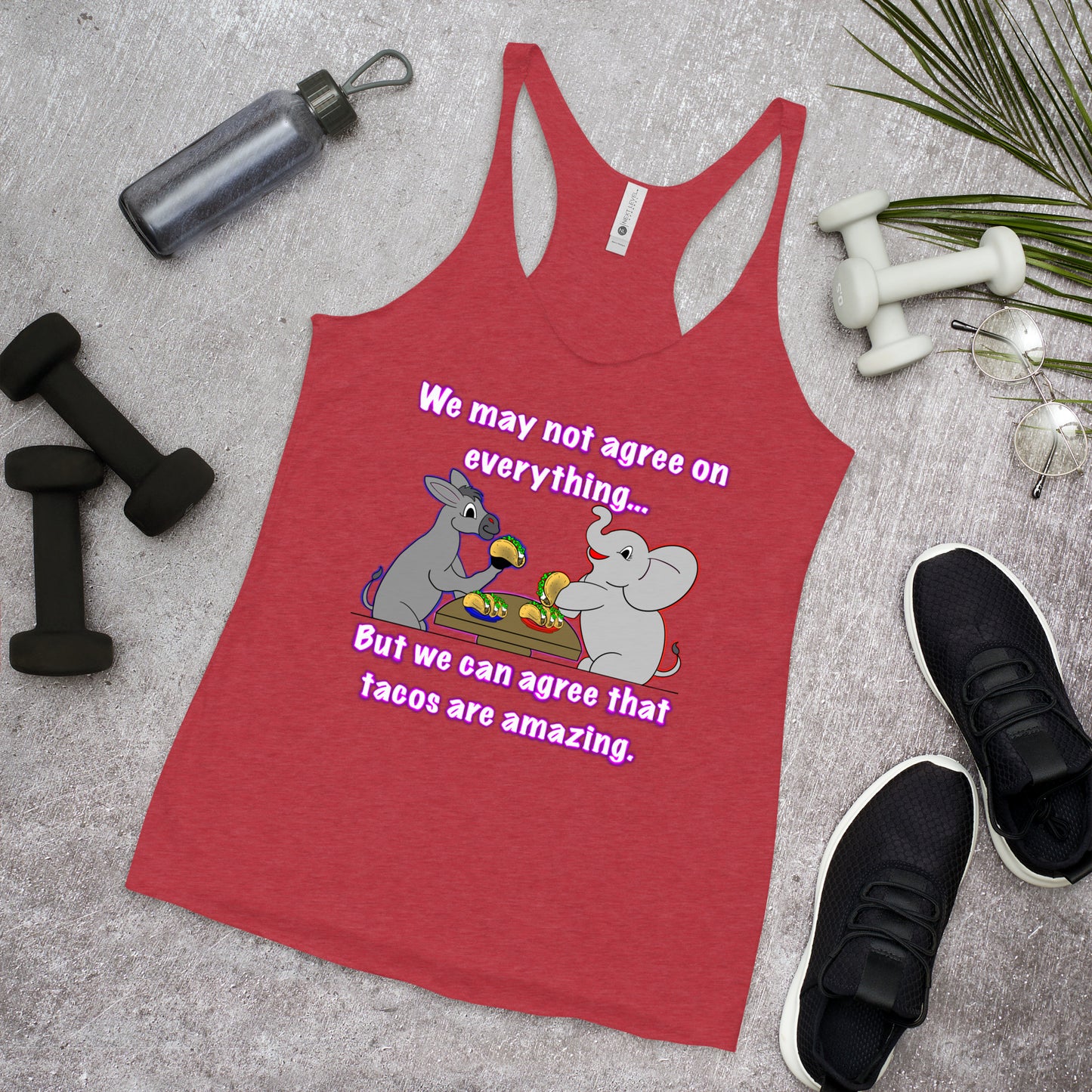 Tacos Women's Racerback Tank