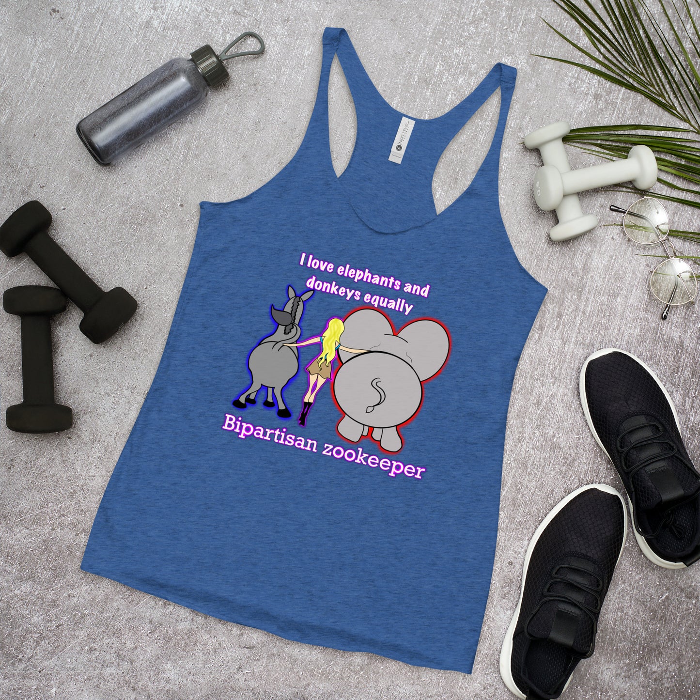 Bipartisan Zookeeper Women's Racerback Tank