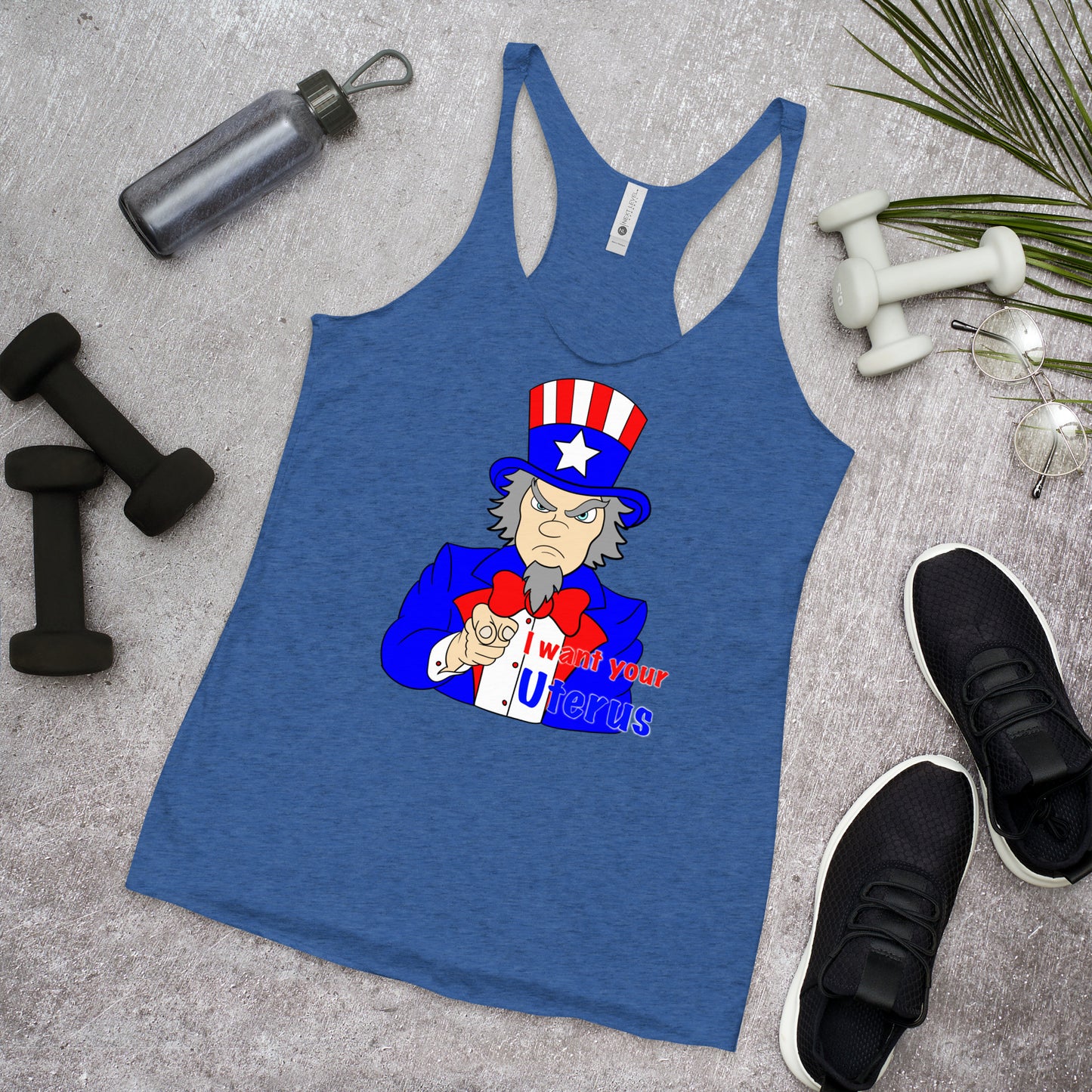 Honest Uncle Sam Women's Racerback Tank