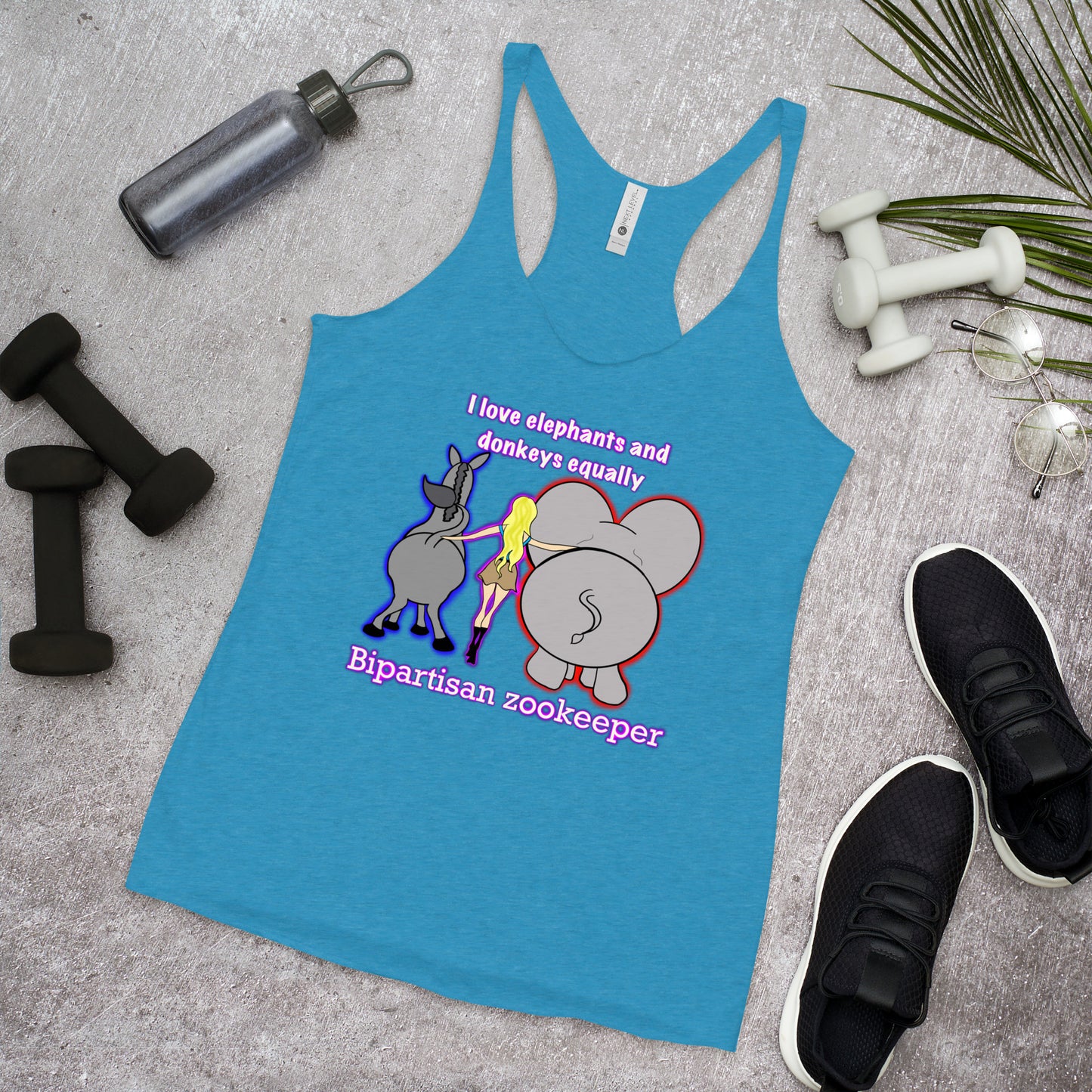 Bipartisan Zookeeper Women's Racerback Tank