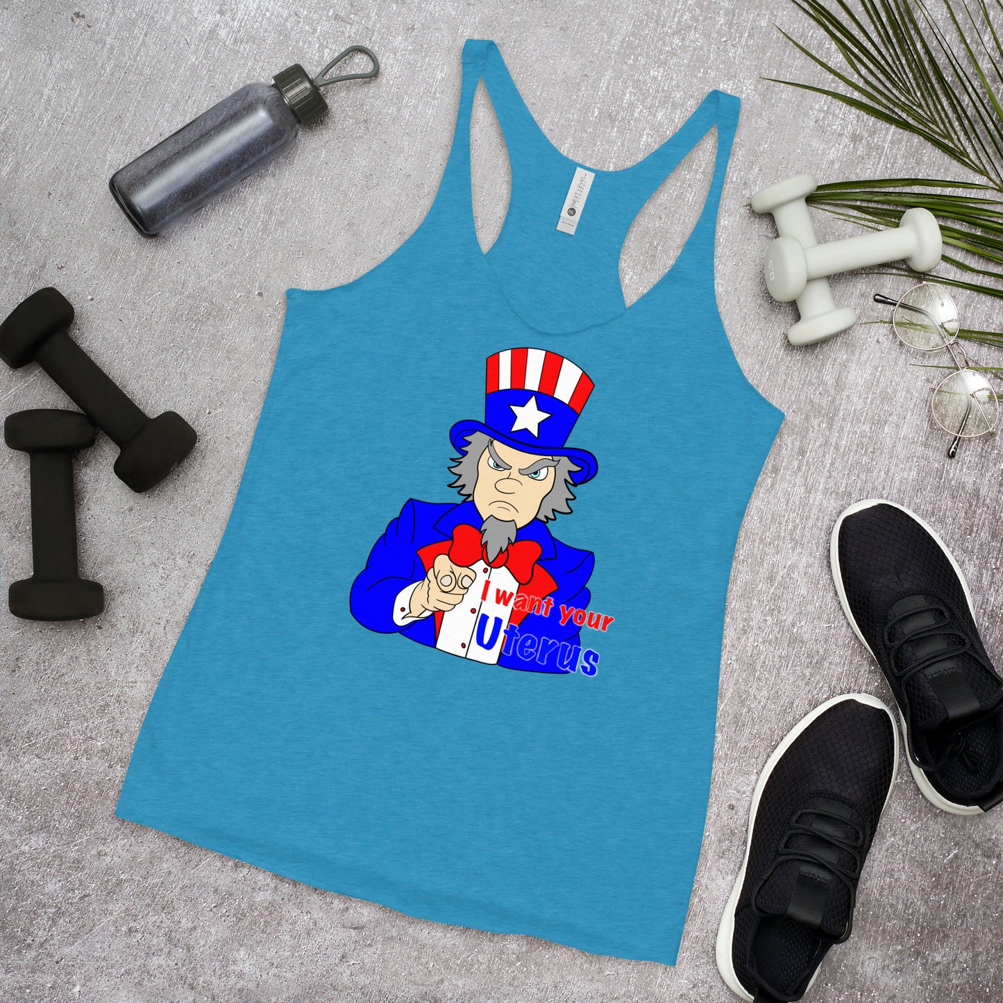 Honest Uncle Sam Women's Racerback Tank
